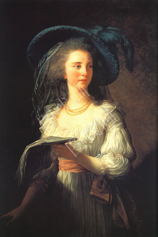 A more formal portrait of the Duchesse de Polignac